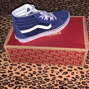 VANS SK8-HI ROYAL BLUE VANS SIZE 11 WOMEN/ 9.5 MEN